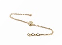 Sonne Mond u. Sterne - Armband Sonne rund/Brillant  585/000 Gelbgold